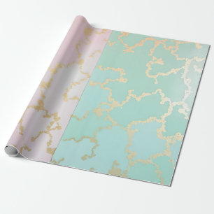 Papel De Presente Coleção Luxo Tendência Rosa Bege Suave Dourado Ver