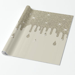 Papel De Presente Coleta de Efeito de Largura de Prata e Estilos
