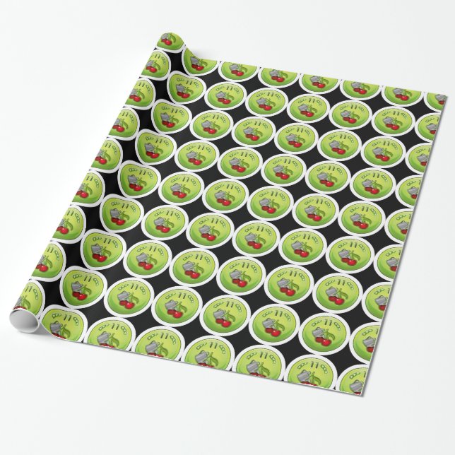 Papel De Presente Coletor de dados de lotação (Desenrolado)