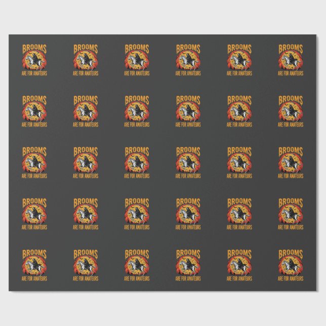 Papel De Presente Coletores de Cavalos da Morte de Halloween São par (Aberto)