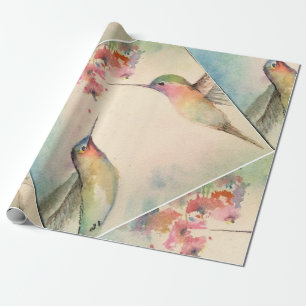 Papel De Presente colibris