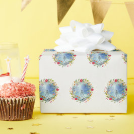 Papel De Presente Coloração aquosa das mãos