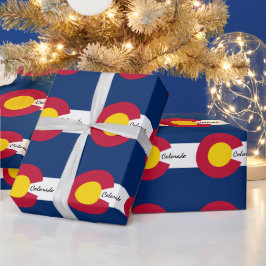 Papel De Presente Colorado Flag & Colorado presentes América/fã de e