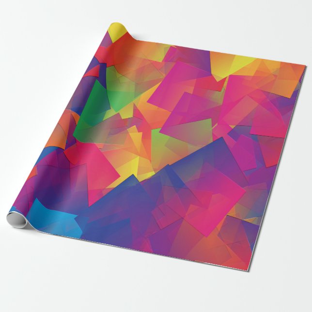 Papel De Presente Colore-me Selvagem.... (Desenrolado)