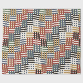 Papel De Presente Colorful Art Nouveau Pattern