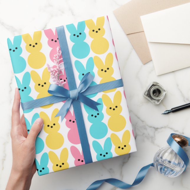 Papel De Presente Colorful Bunny Wrapping Paper (Presentear)