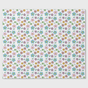 Papel De Presente Colorful floral print