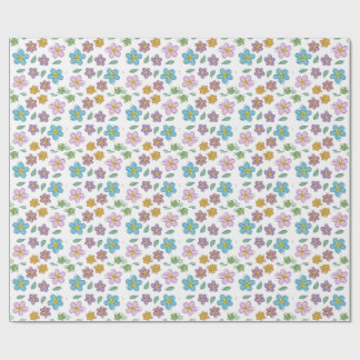 Papel De Presente Colorful floral print