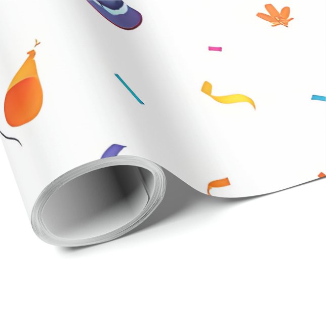 Papel De Presente Colorful Gift Wrapping Paper (Ponta do rolo)