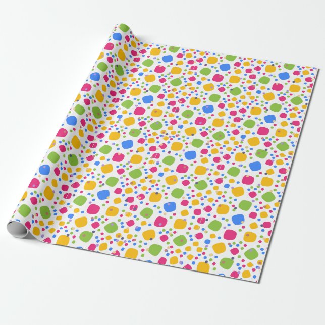 Papel De Presente Colorido (Desenrolado)