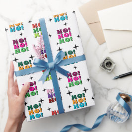 Papel De Presente Colorido - HO - Parceiro de Natal HO