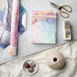 Papel De Presente Colourful Dove