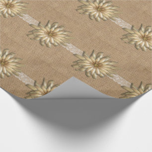 Papel De Presente Coluna e ventoinha do bronzeamento