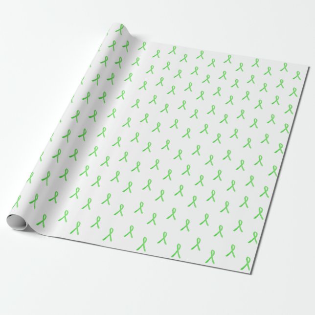 Papel de Presente com Fitas de Conscientização da  (Desenrolado)
