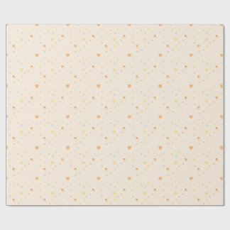 Papel de Presente com Padrão Caprichoso em Pastel