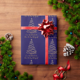 Papel De Presente Come And Behold Him | Christmas Wrapping Paper
