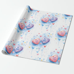 Papel De Presente Comemorações de Sweetheart