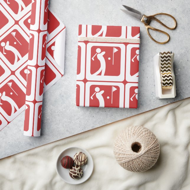 Papel De Presente Comer Golf do Sono (Artesanato)