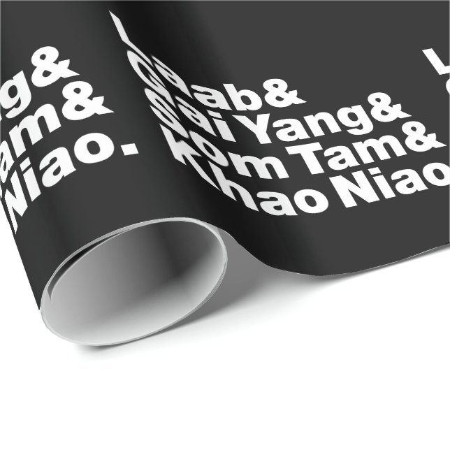 Papel De Presente Comida da Rua Isaan Tailandesa (Ponta do rolo)