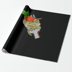 Papel De Presente Comidas de espaguete