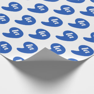 Papel De Presente Comma La - Kamala Blue