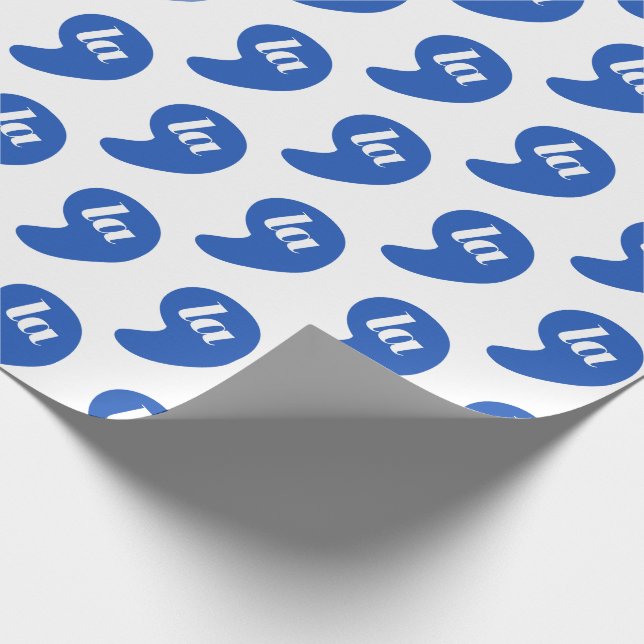 Papel De Presente Comma La - Kamala Blue (Ponta)
