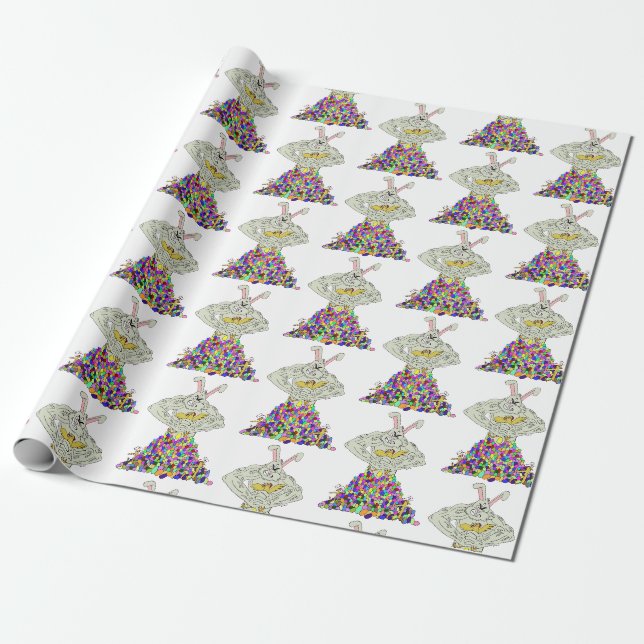 Papel De Presente Como o coelho da Páscoa pega seus ovos (Desenrolado)
