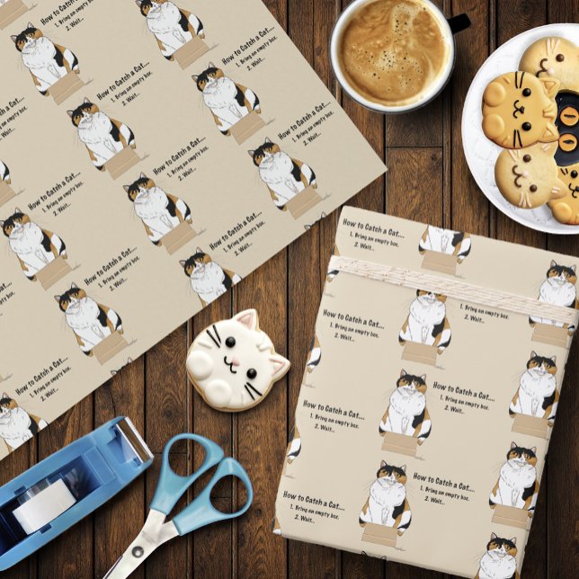 Papel De Presente Como pegar um gato (Criador carregado)