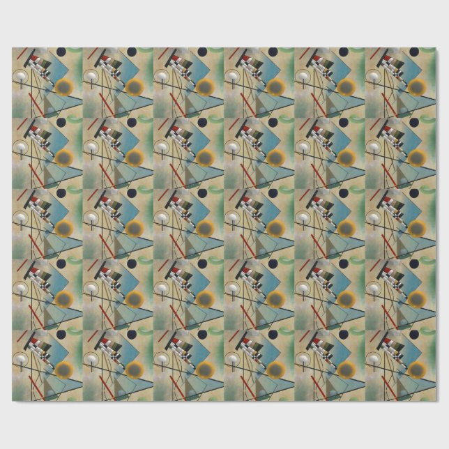 Papel De Presente Composição Abstrata Pintura de Kandinsky (Aberto)