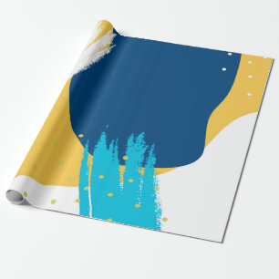 Papel De Presente composição abstrato moderna dos pincéis