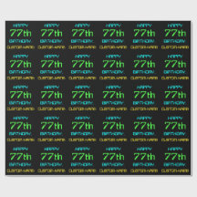 Computação digital divertida no 77º aniversário