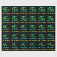 Computação digital divertida Themed 93º aniversári