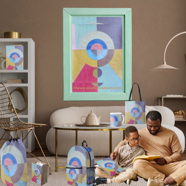 Papel De Presente Concentric Wrapping Paper (Get the full "Concentric" collection at: https://bit.ly/SmartArtZazzle. )