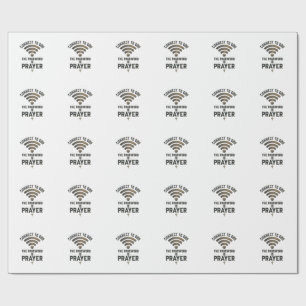 Papel De Presente Conectar-se à Oração de Deus Design Vetorial Crist