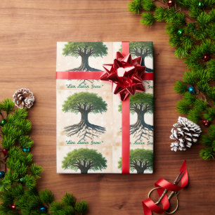 Papel De Presente "Conexão Profunda Terra"