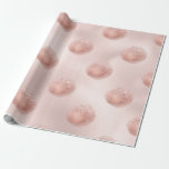 Papel De Presente Confetti rosa Dourado e Blush<br><div class="desc">Folha de papel de embrulho.</div>