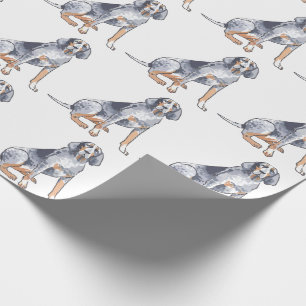 Papel De Presente Conhound Bluetick
