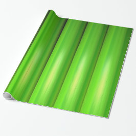 Papel De Presente Conjunto de bambu verde