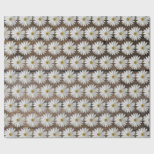 Papel De Presente Conselho de Daisy Flower Barn (Aberto)