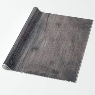 Papel De Presente Conselho de madeira castanha