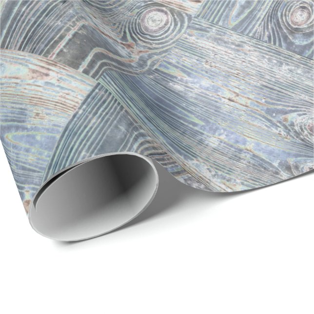 Papel De Presente Conselhos antigos, madeira velha, madeira envelhec (Ponta do rolo)