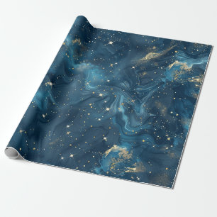 Papel De Presente Constelação Celestial - Noite Estelar (8)