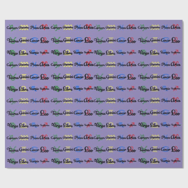 Papel De Presente Constellations (Aberto)