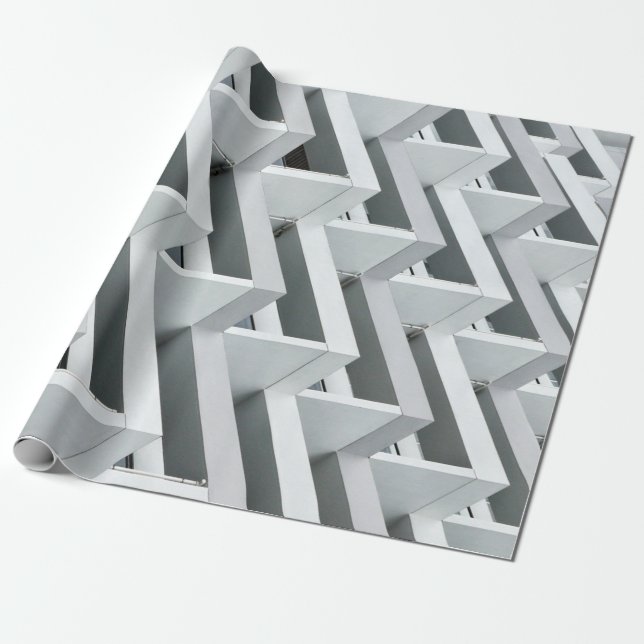 Papel De Presente construção abstrato (Desenrolado)