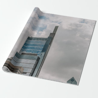 Papel De Presente CONSTRUÇÃO CONCRETA DE cinzas SOB CÉU NUVEM DURANT