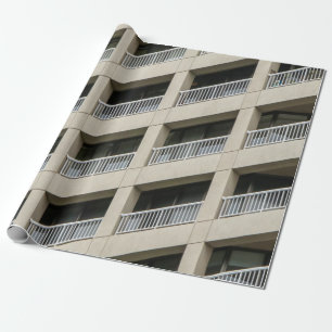 Papel De Presente Construção de betão branco durante o dia