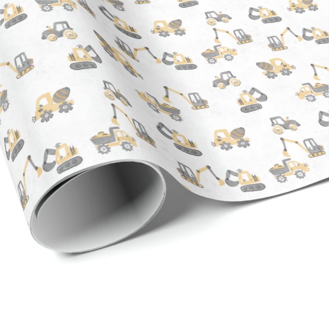 Papel De Presente construção de crianças (Ponta do rolo)