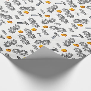 Papel De Presente Construção de papel de enrolamento