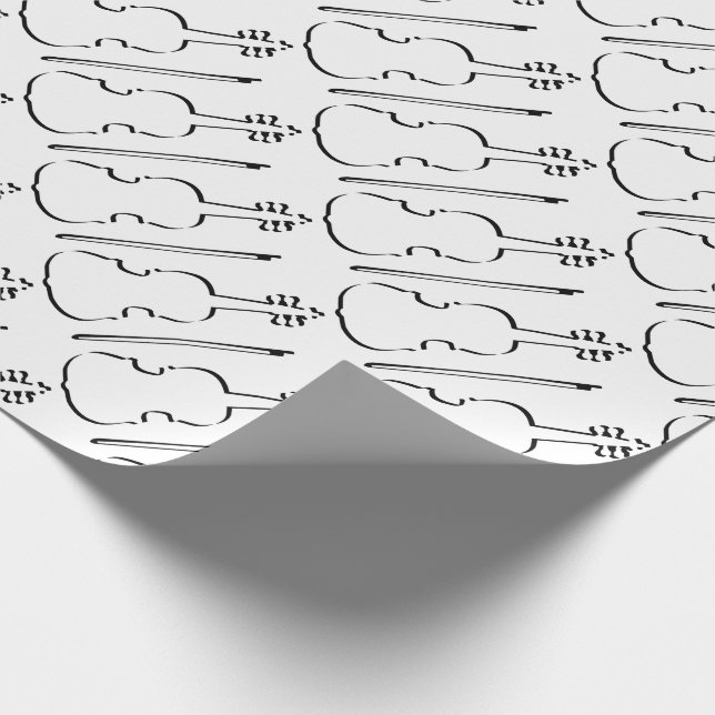 Papel De Presente Contorno do Violin (Ponta)