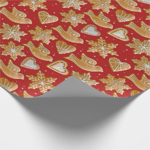 Papel De Presente Cookies de Natal  Gingerbread Medovniky